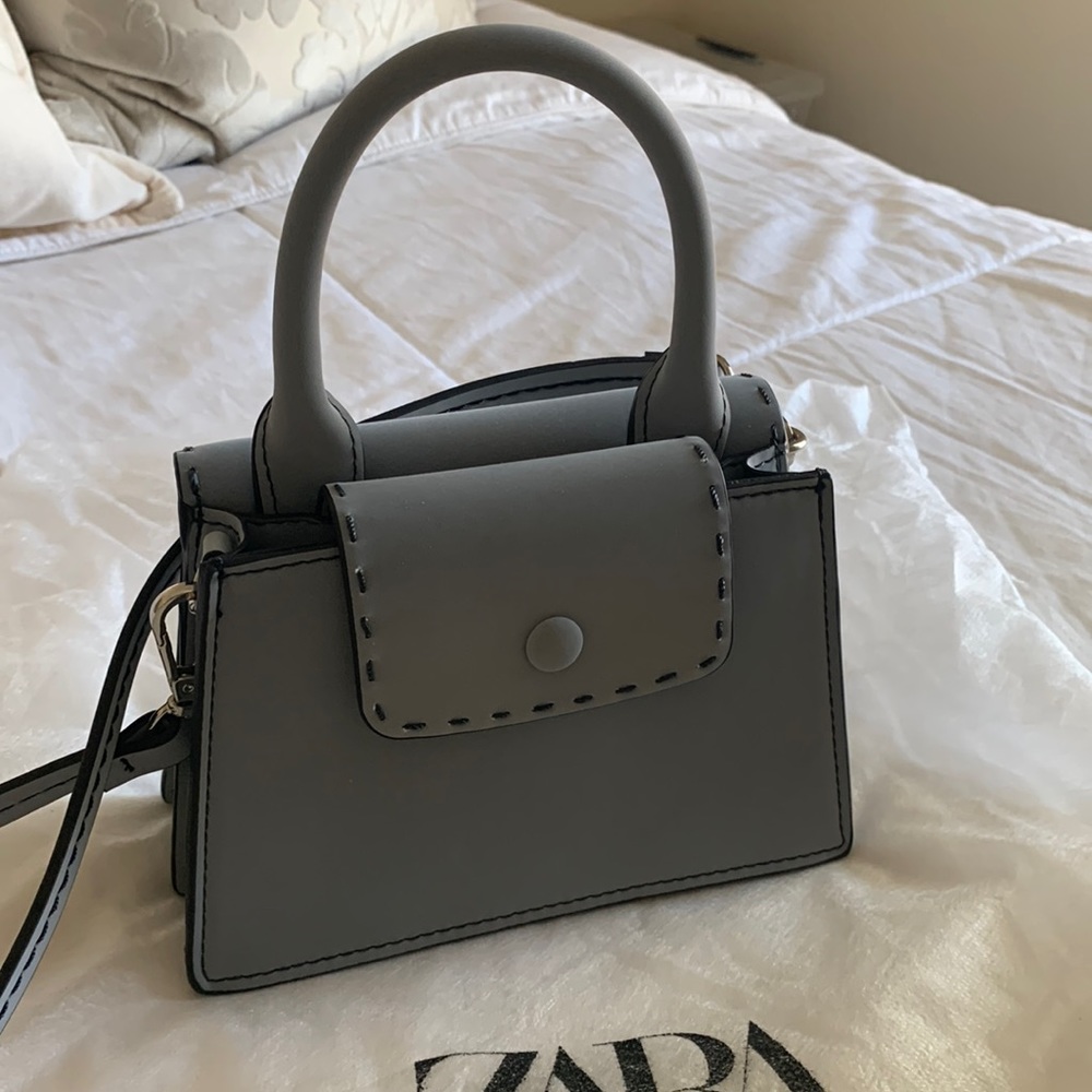 Zara Mini Crossbody Bag with Topstitch